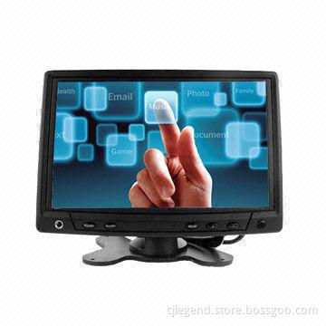 7-inch Touch Screen LCD Monitor with VGA and AV Input